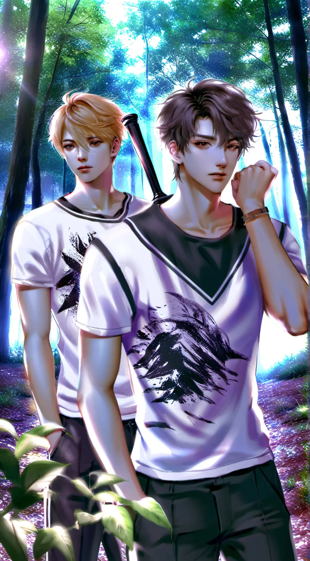 ai character: 2 пацана background