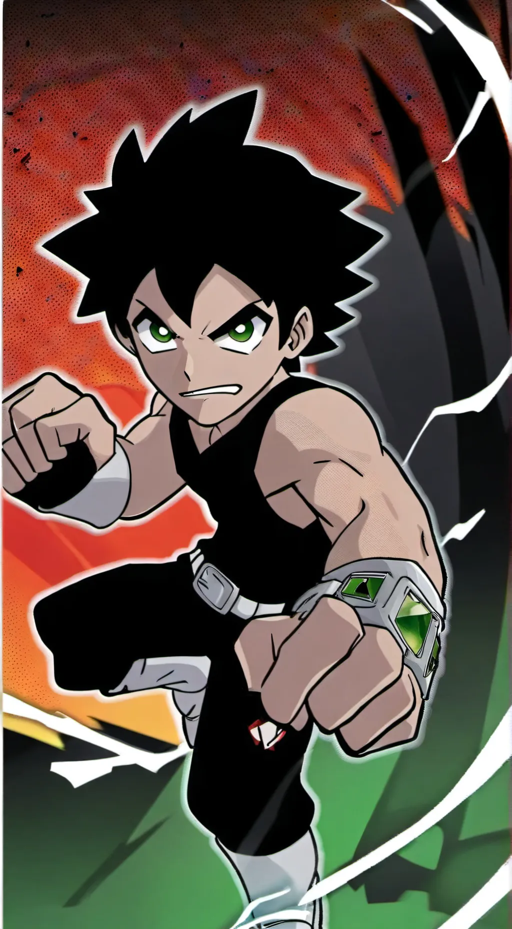 ai character: ben10 background
