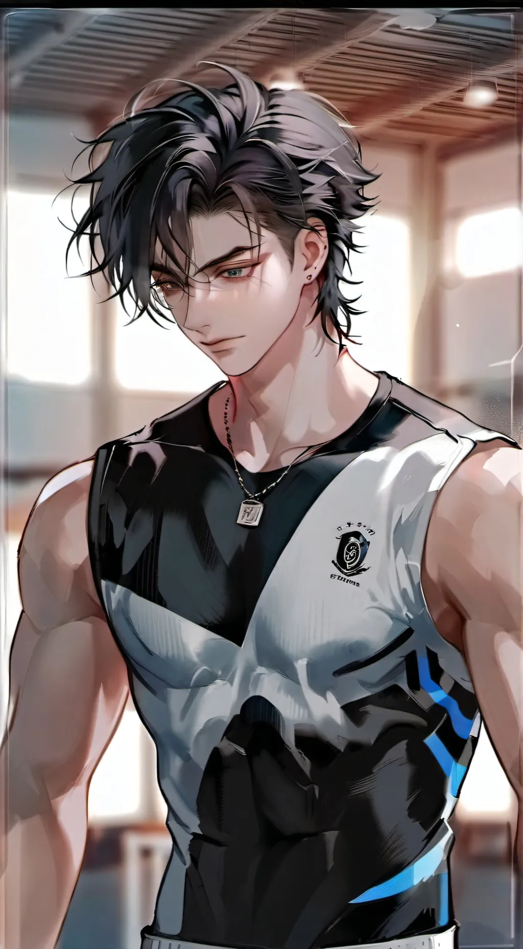 ai character: Javier  background