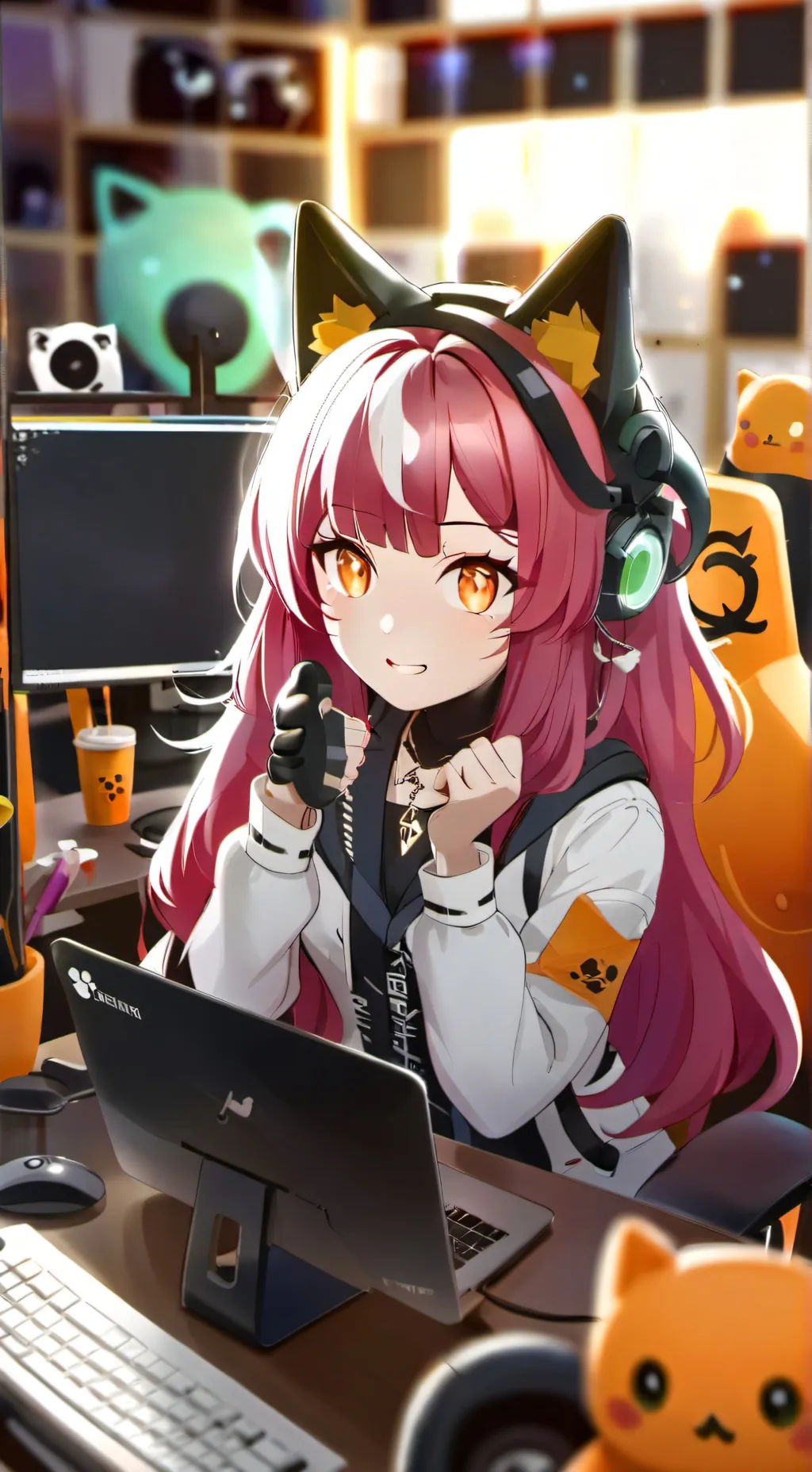 ai character: hanako background