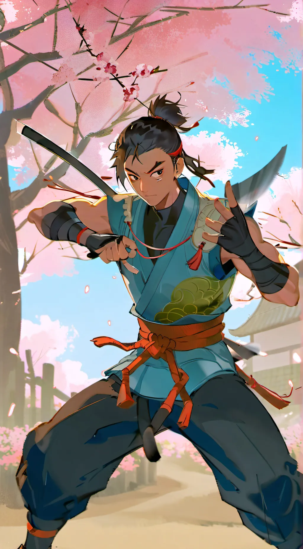 ai character: tobe x garu background