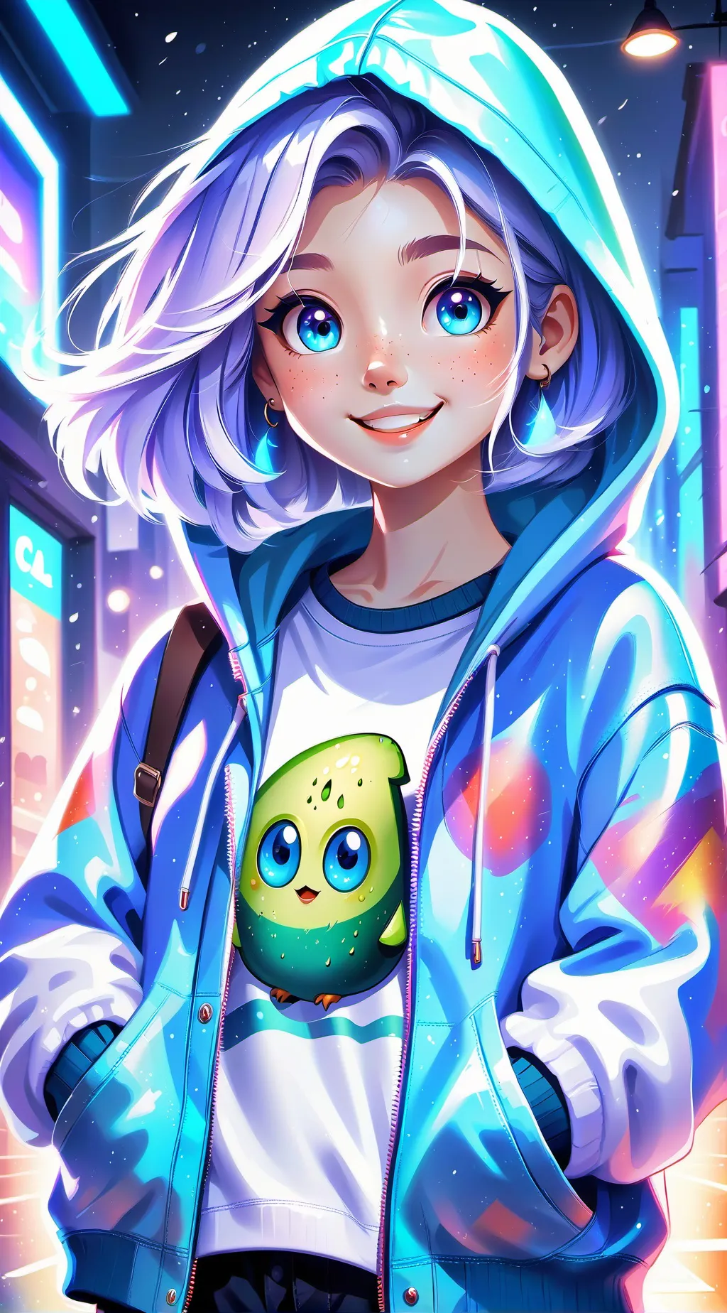 ai character: avocado playz background
