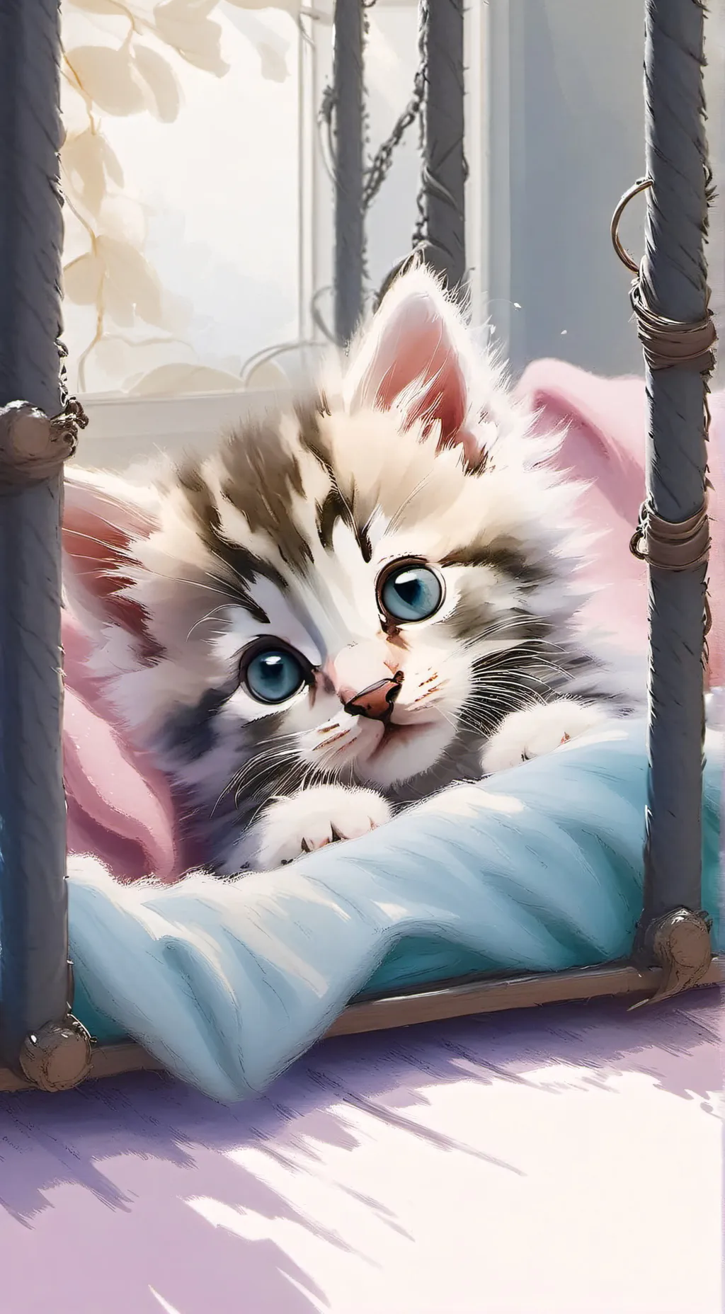 ai character: blueberry background