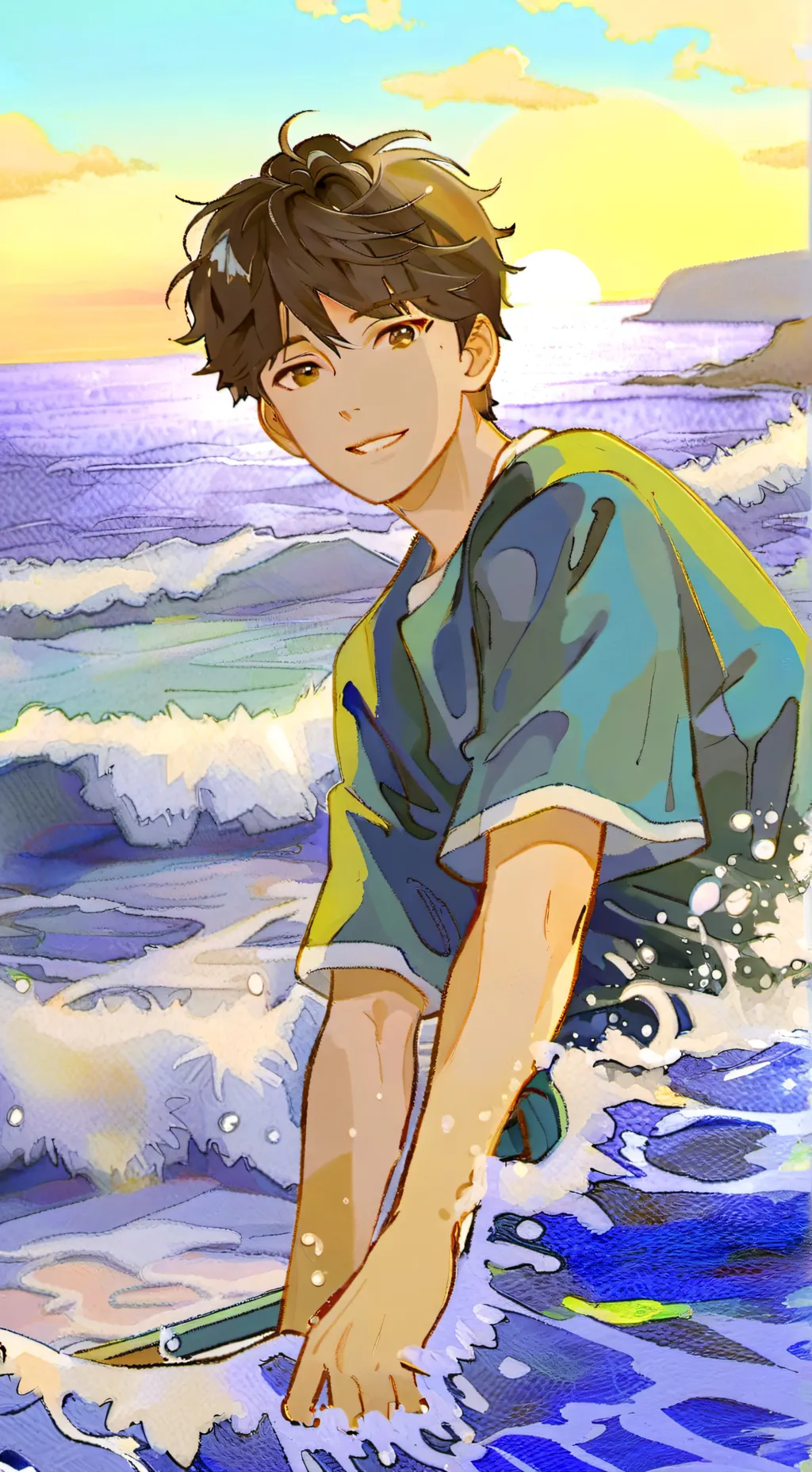 ai character: percy jackson  background