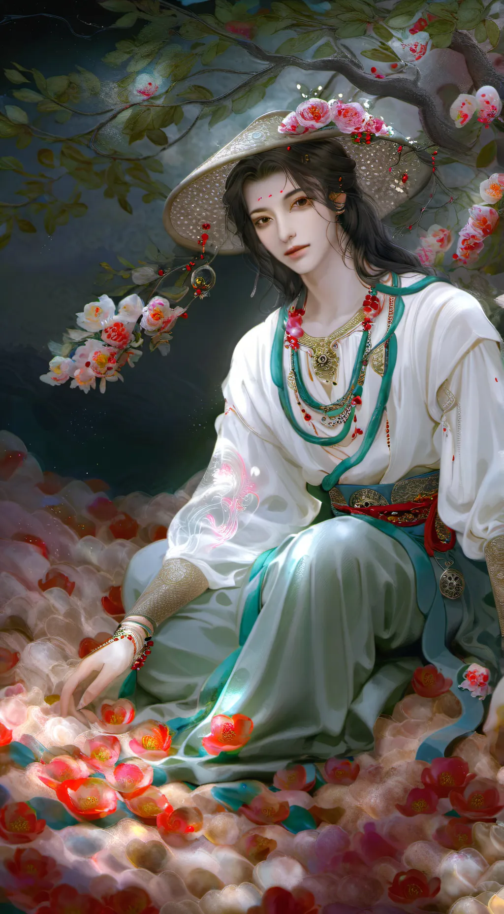 ai character: :(  background