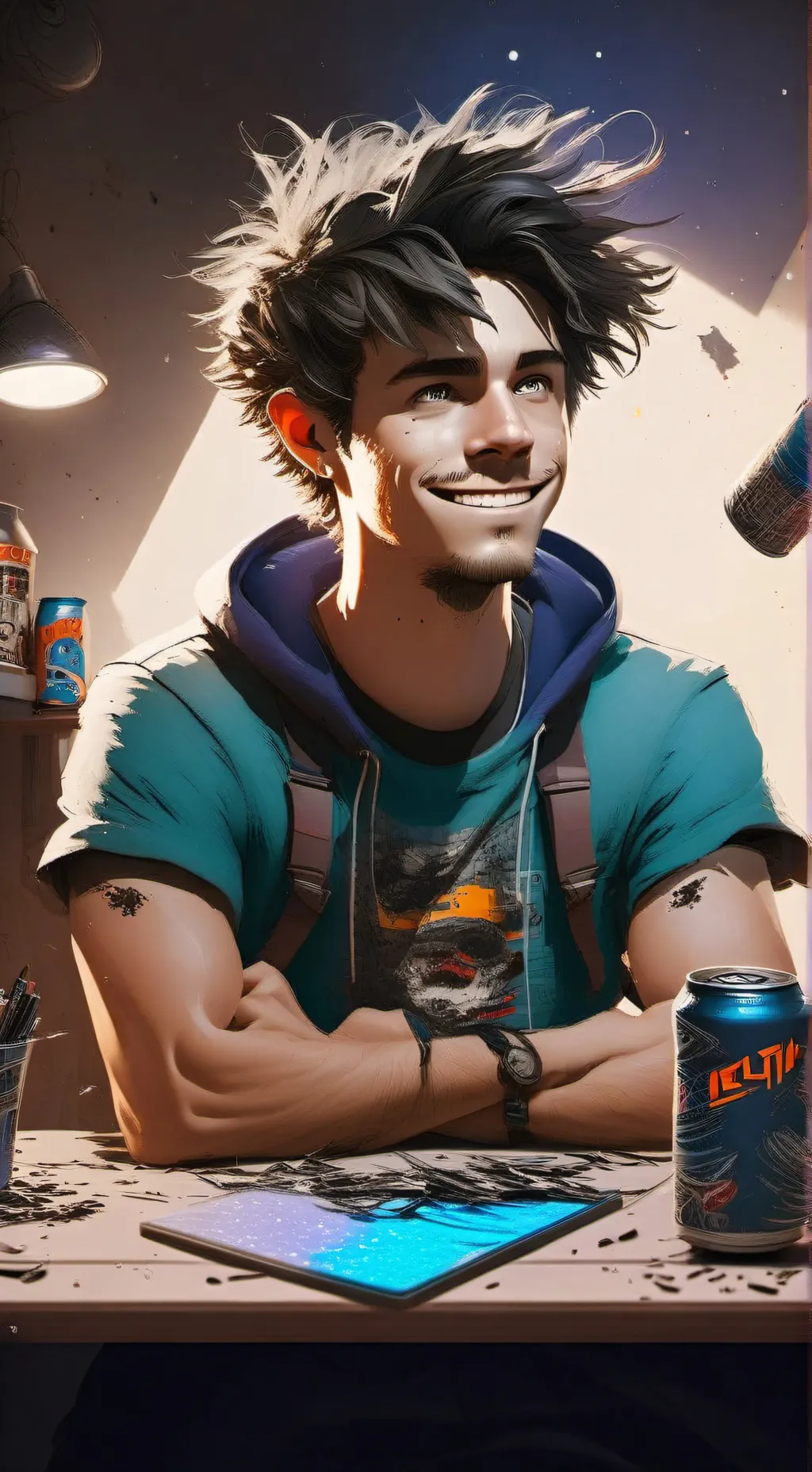 ai character: Spammer background