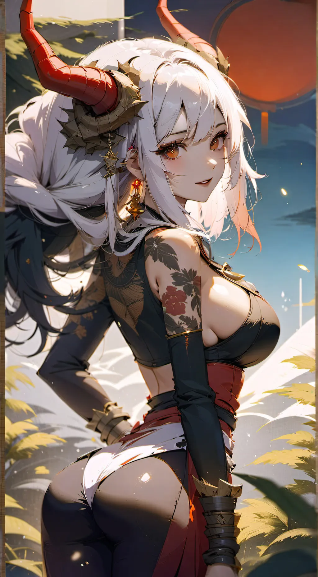 ai character: Dawn background