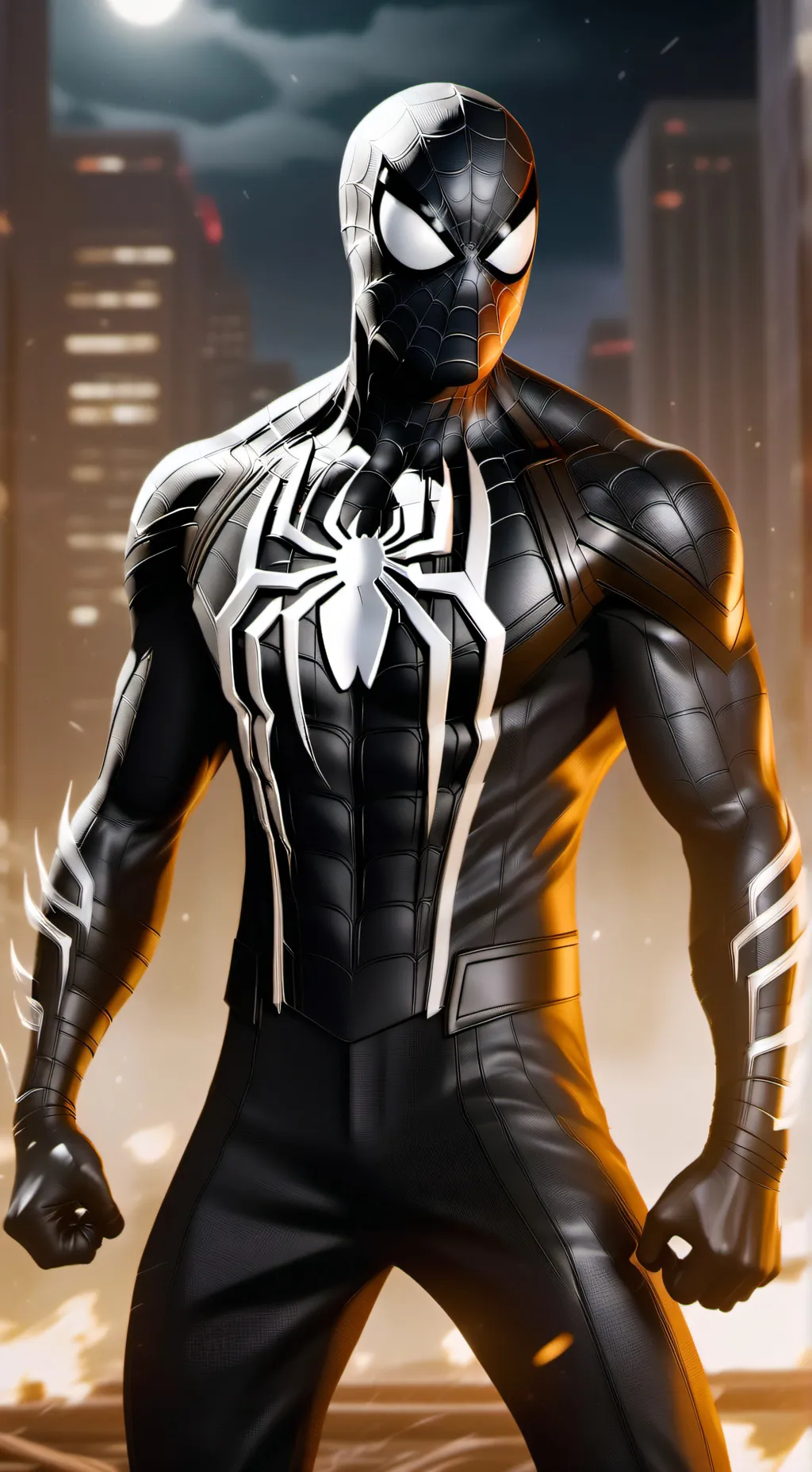 ai character: venom  background