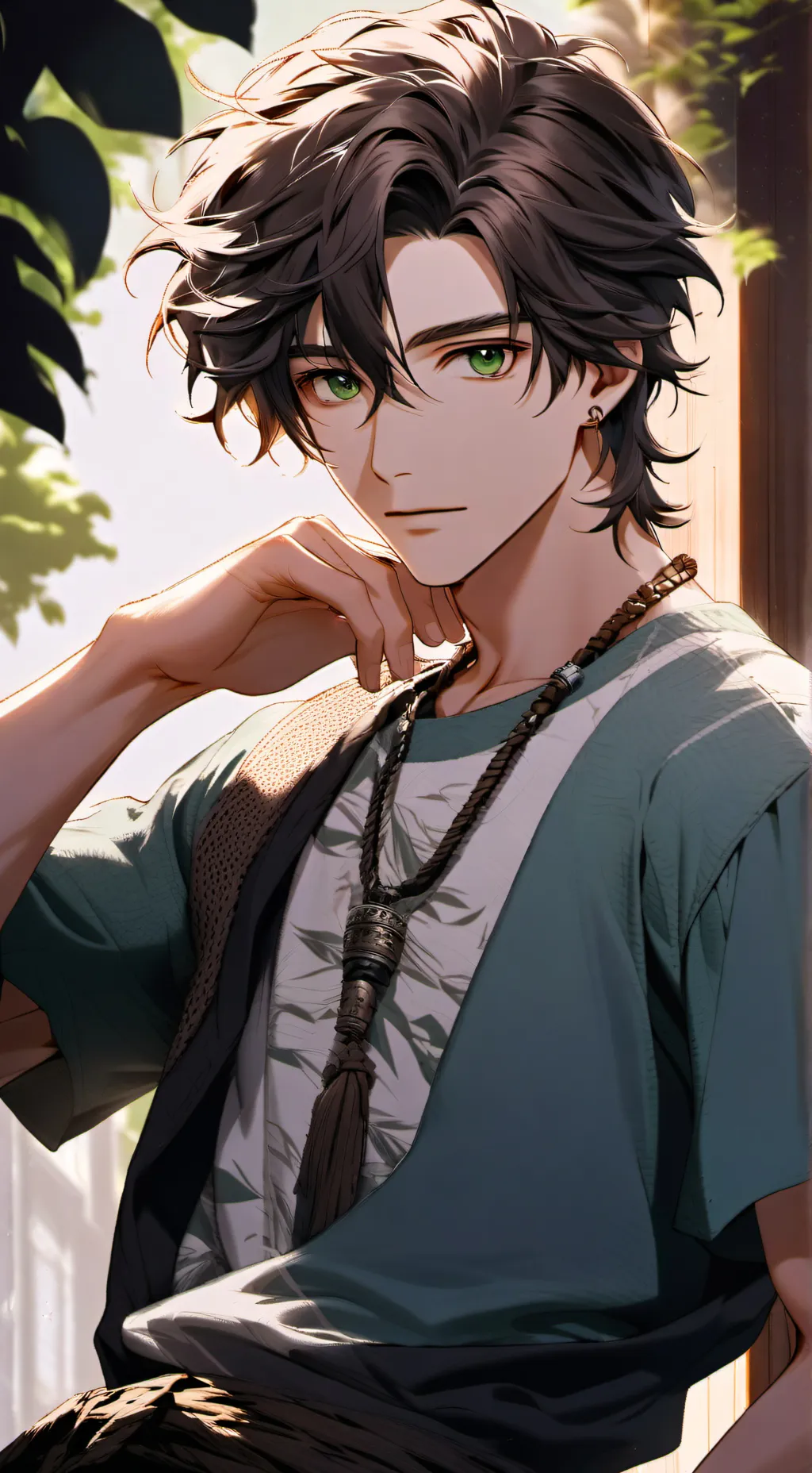 ai character: leo background