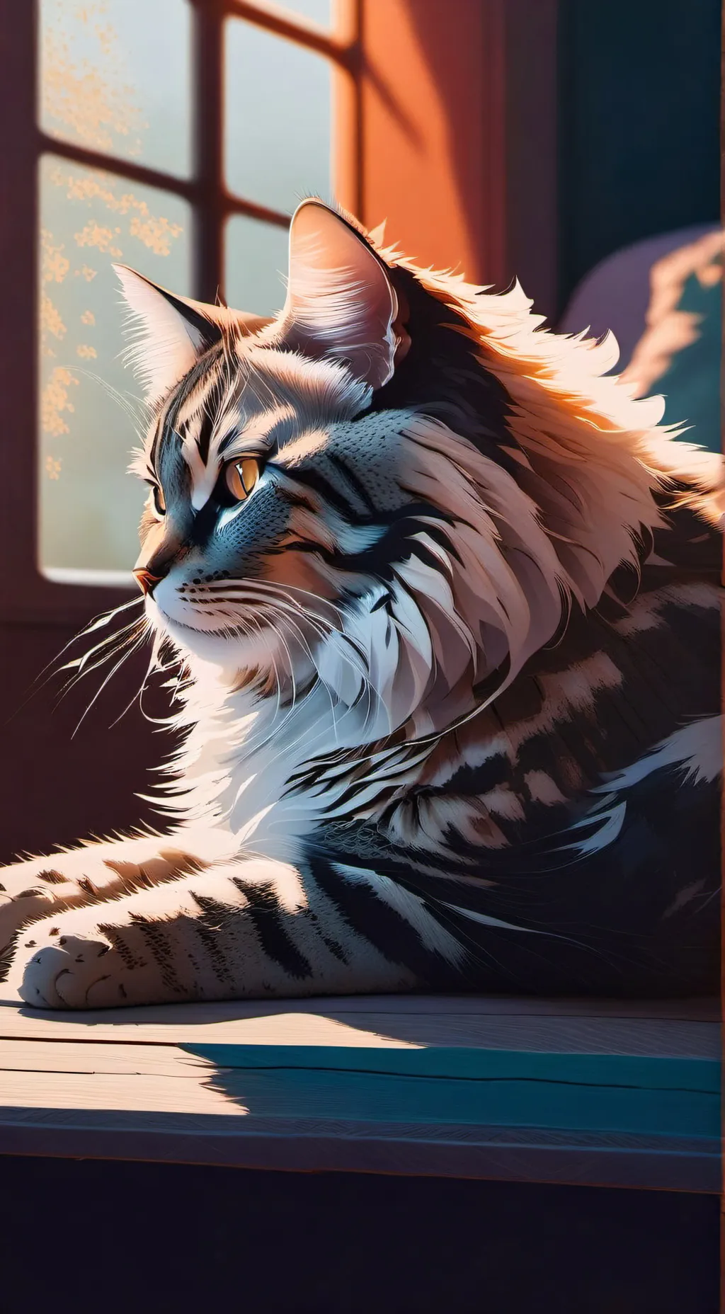 ai character: Mewki Ai cat background