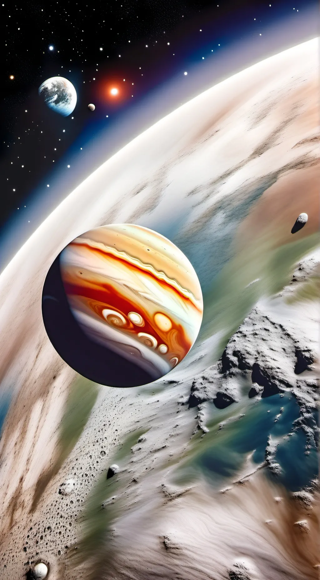 ai character: world combination background