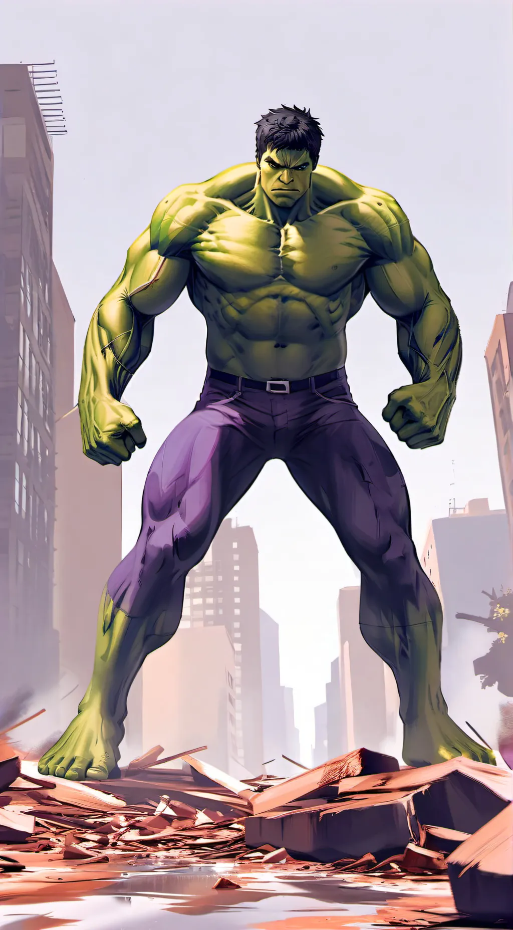 ai character: Banner/Hulk background
