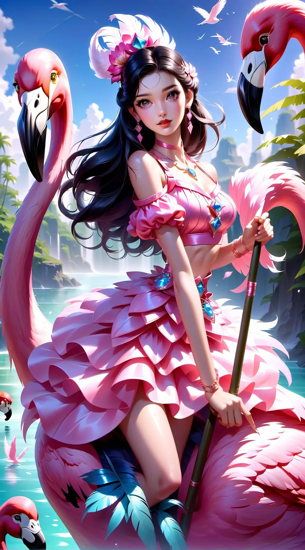 ai character: Omega background