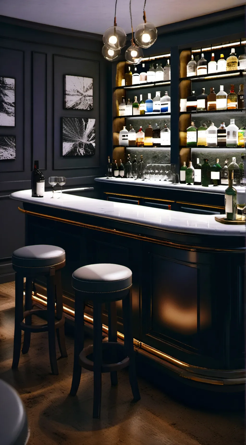 ai character: TADC, Bar Scene background