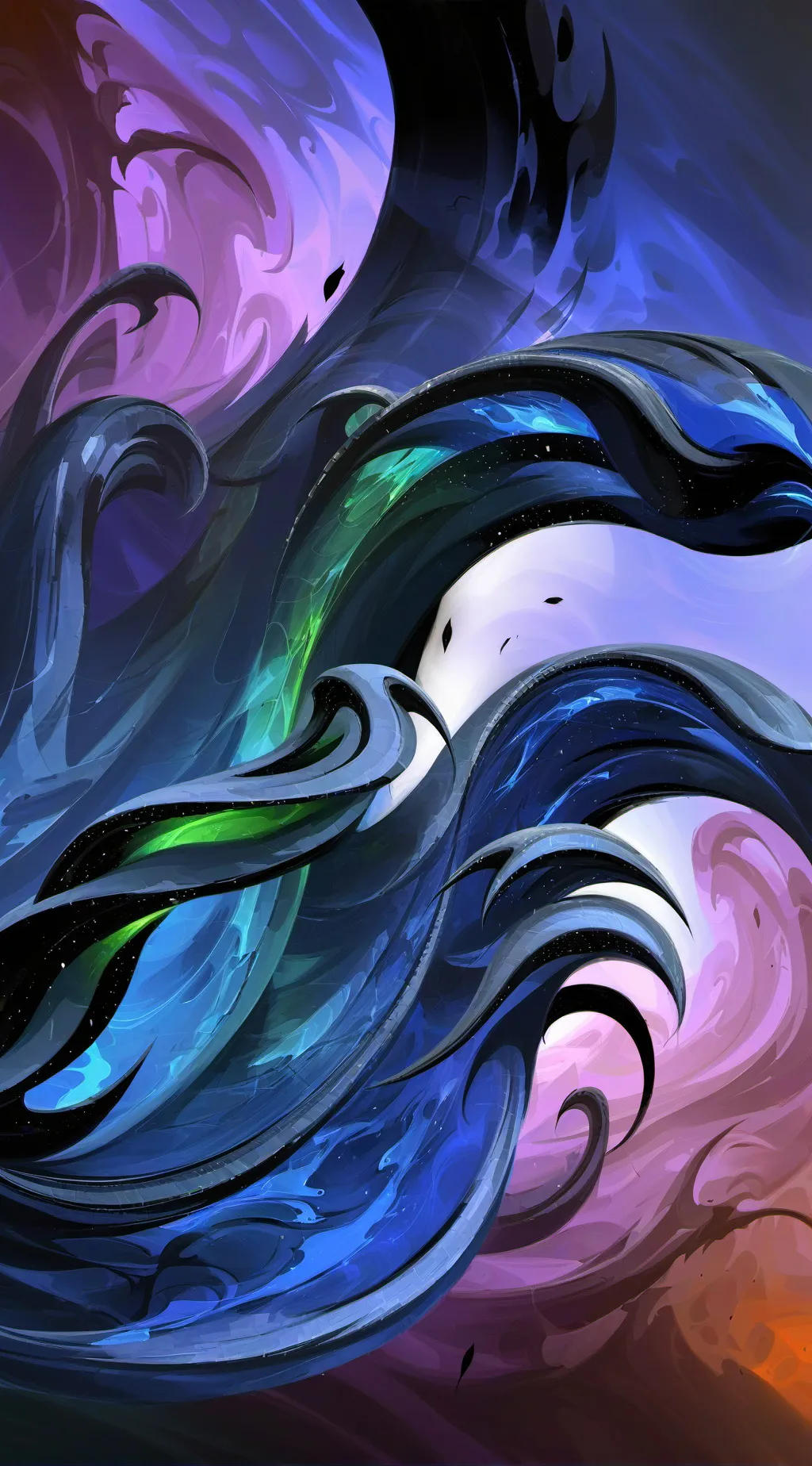 ai character: night mare shuar  background