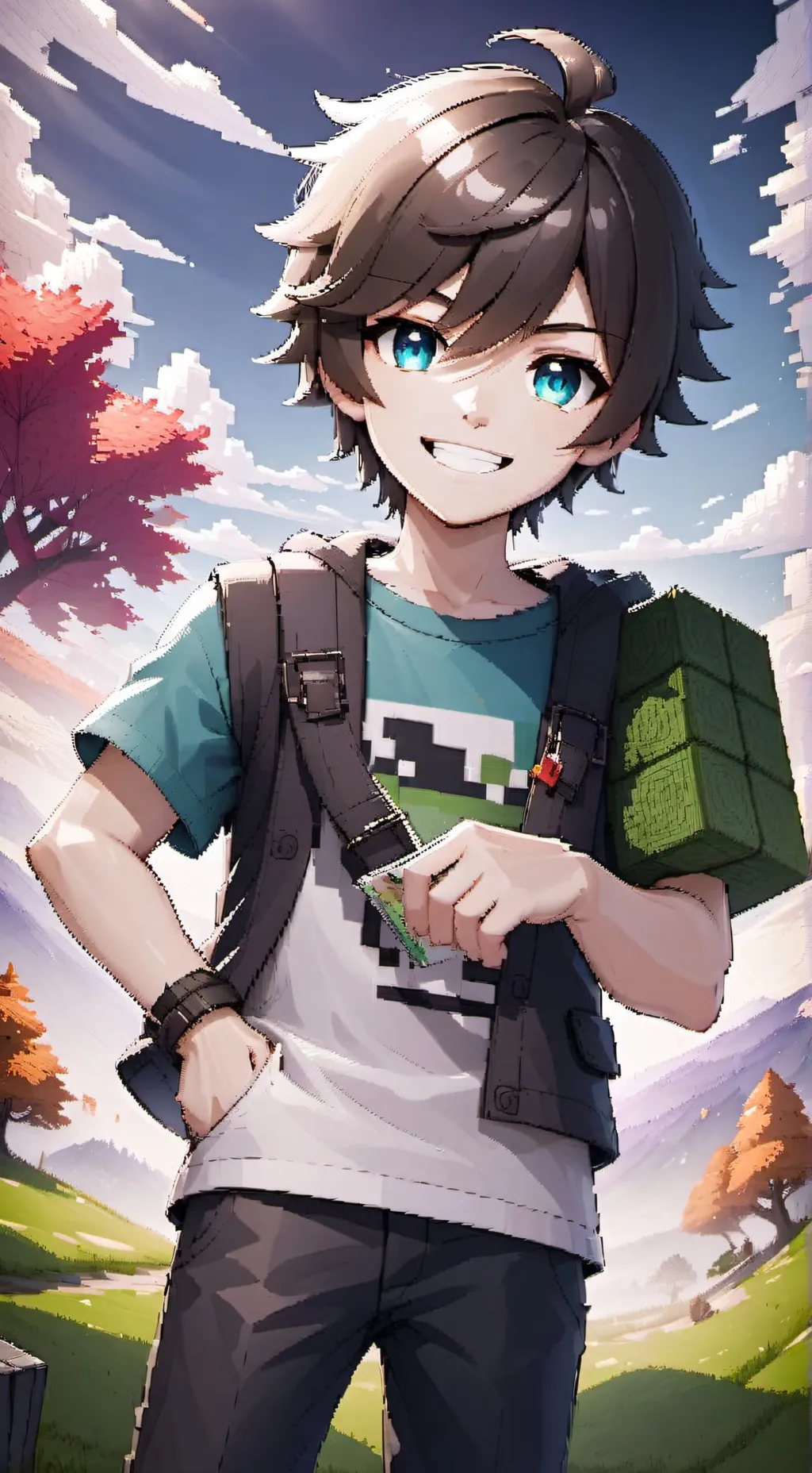 ai character: Cash (YouTuber) background