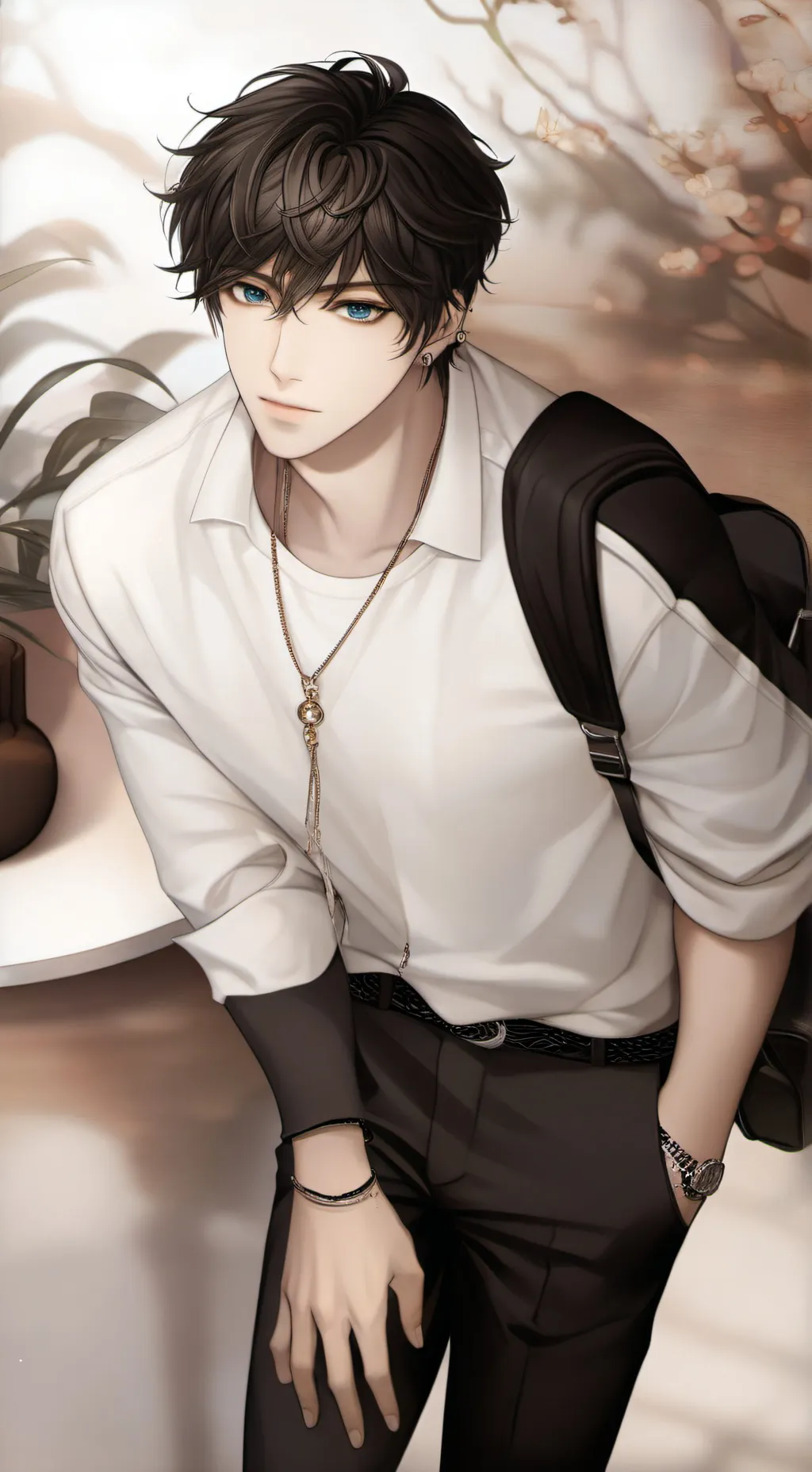 ai character: Aaron background