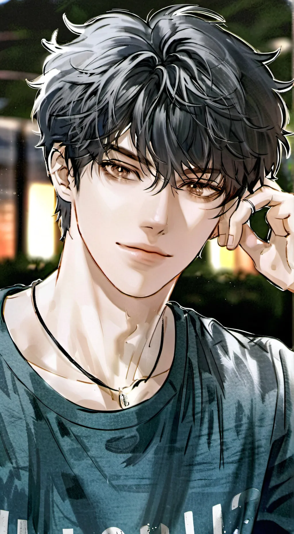 ai character: Мэнди background