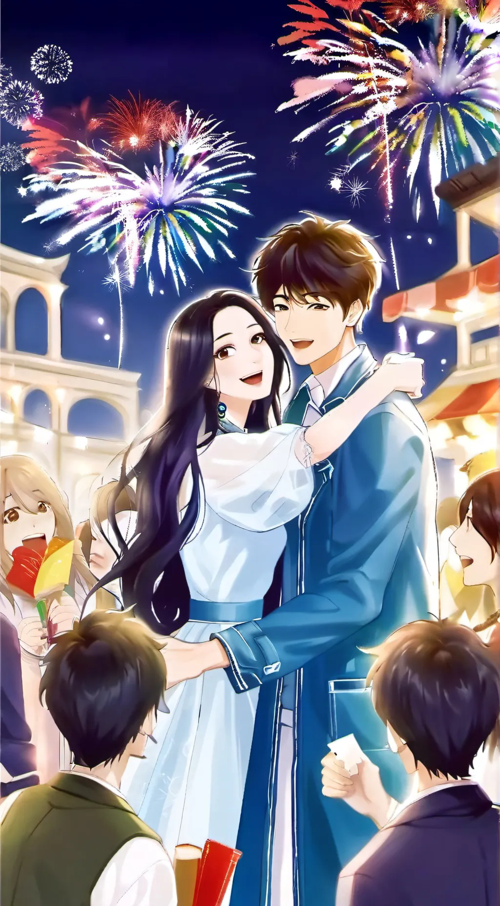 ai character: CH new year background