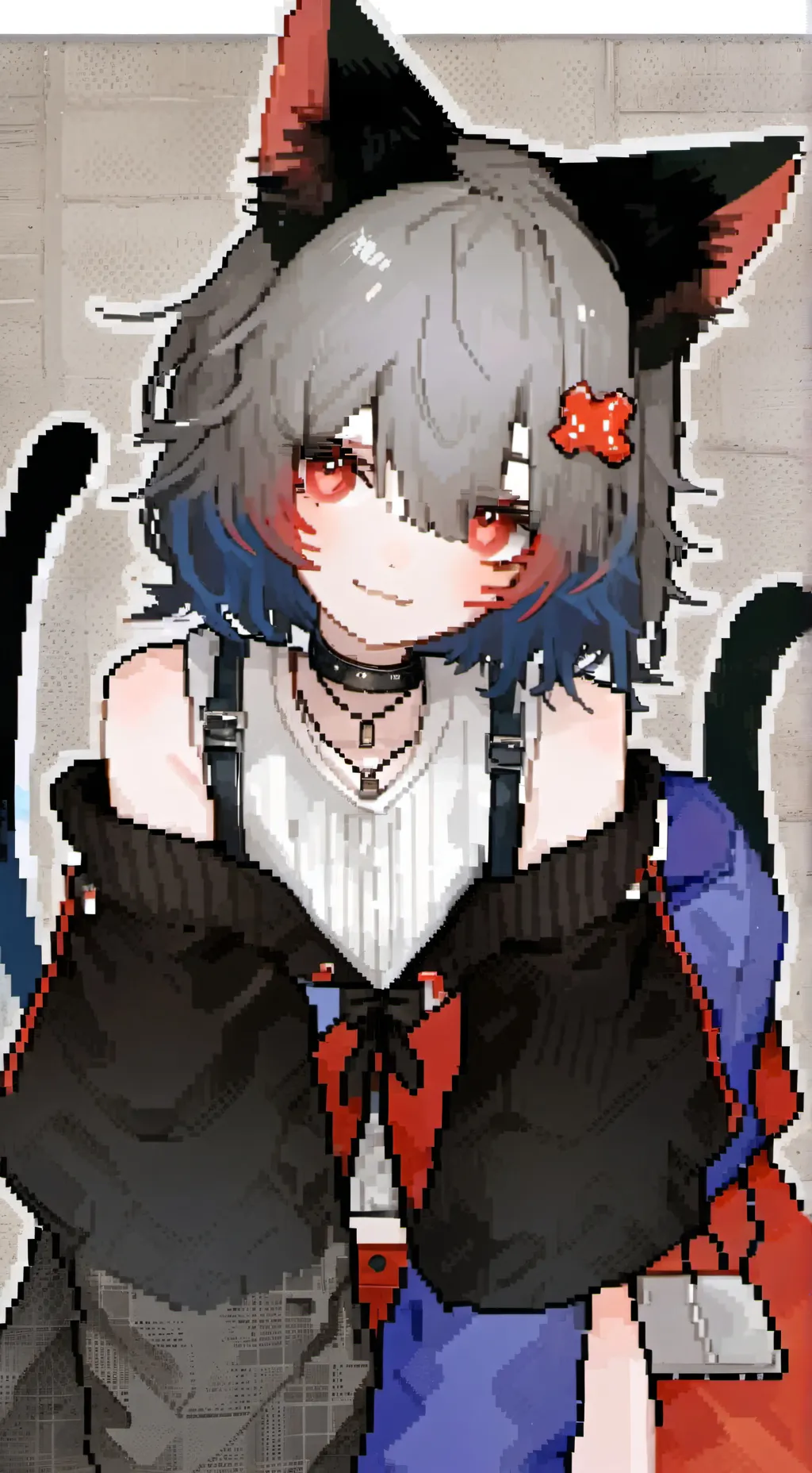 ai character: Pixel Spirit Whisk background