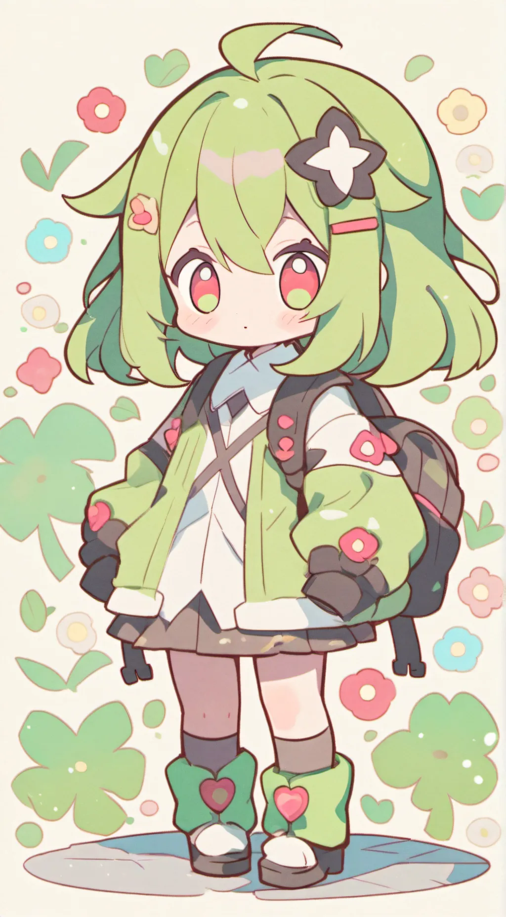 ai character: mha background