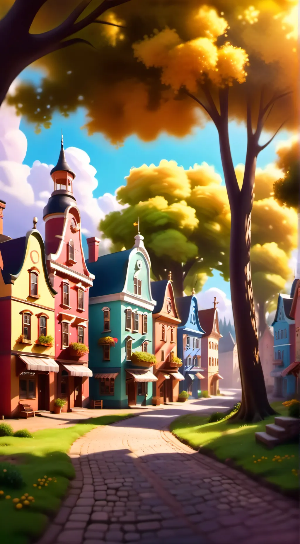 ai character: Drawer's world     background