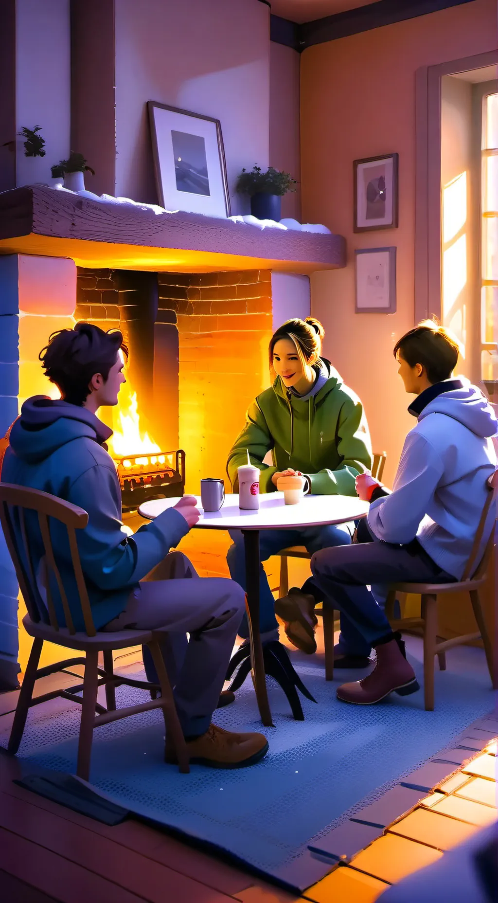 ai character: Mha heater background