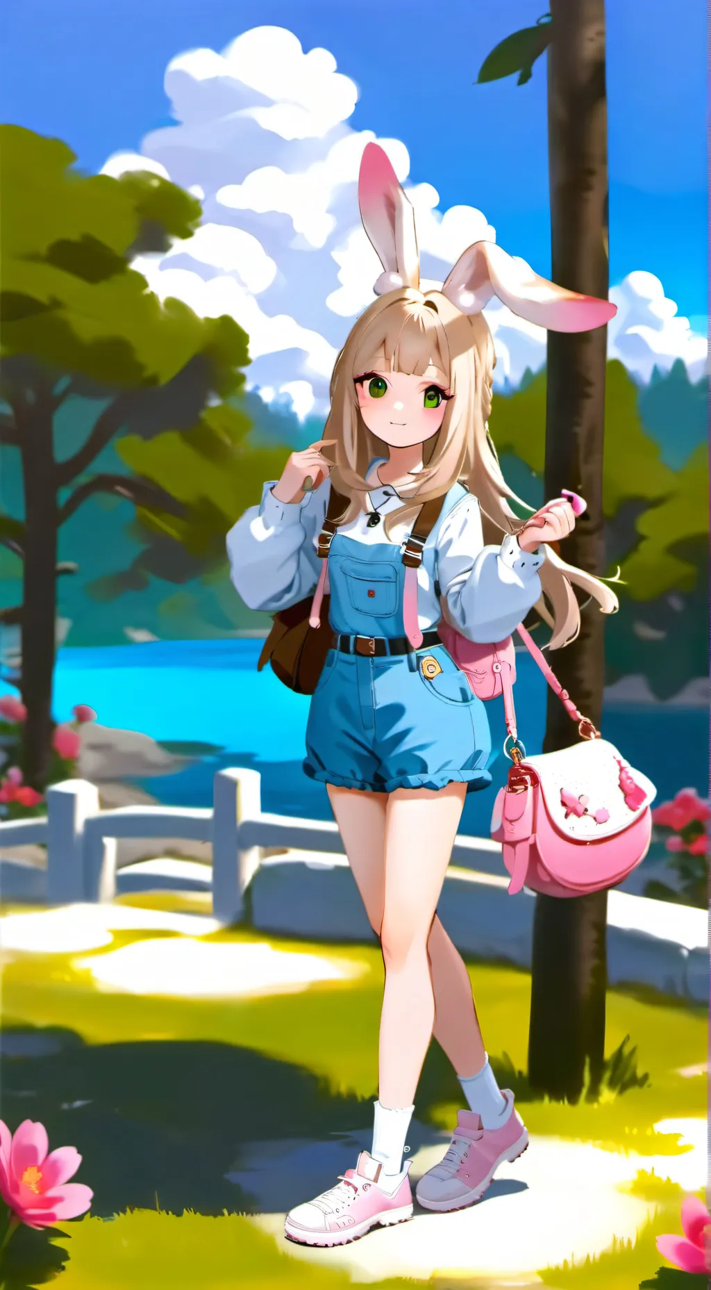 ai character: Amigas por siempre background