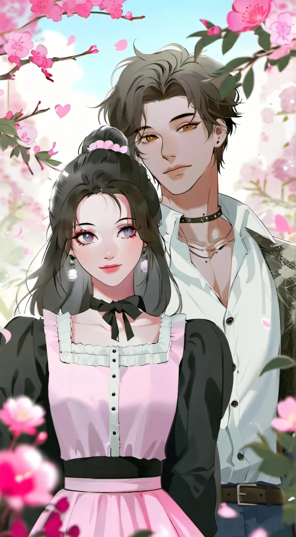 ai character: Andrew and Mia background