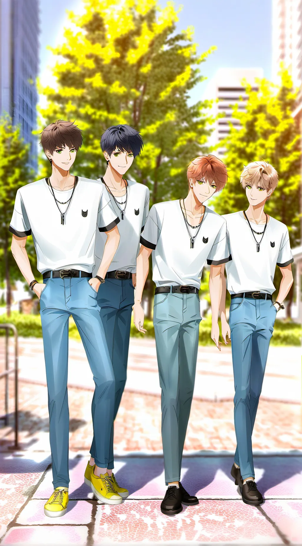 ai character: the four twins background