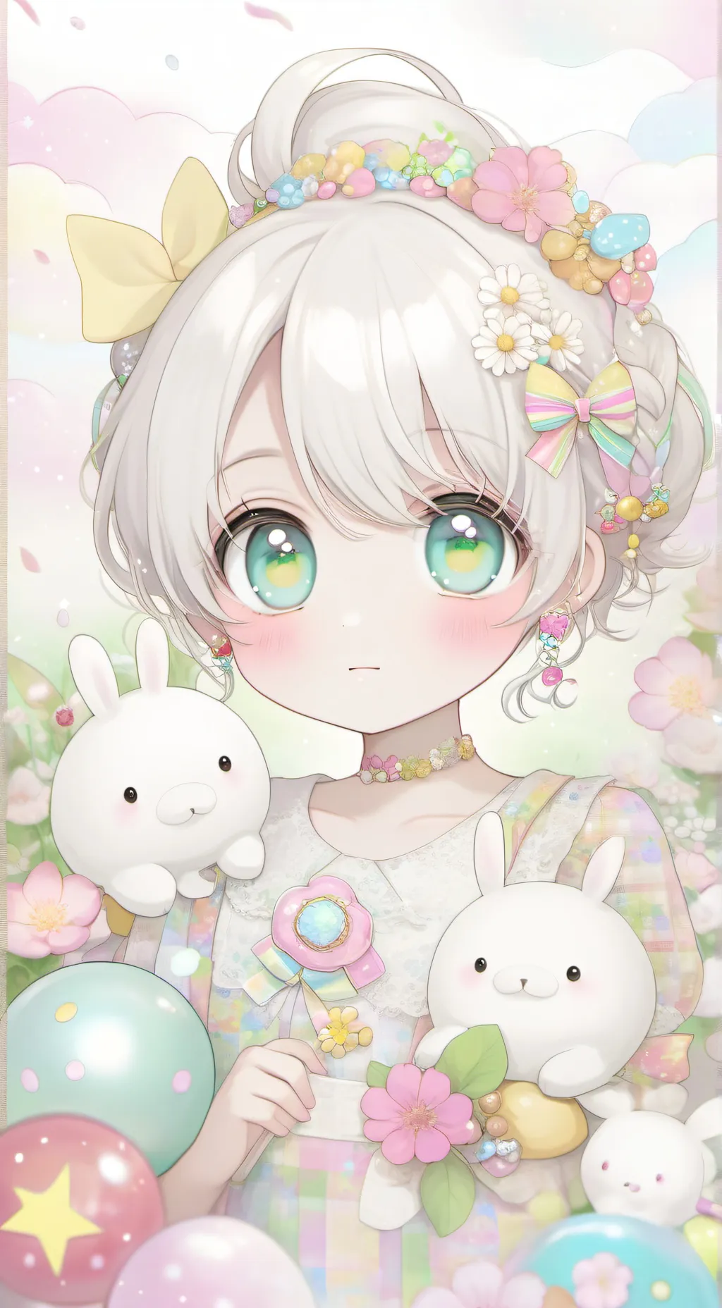 ai character: Aurora background