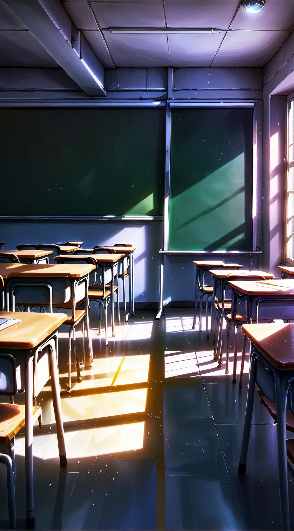 ai character: Classroom years background