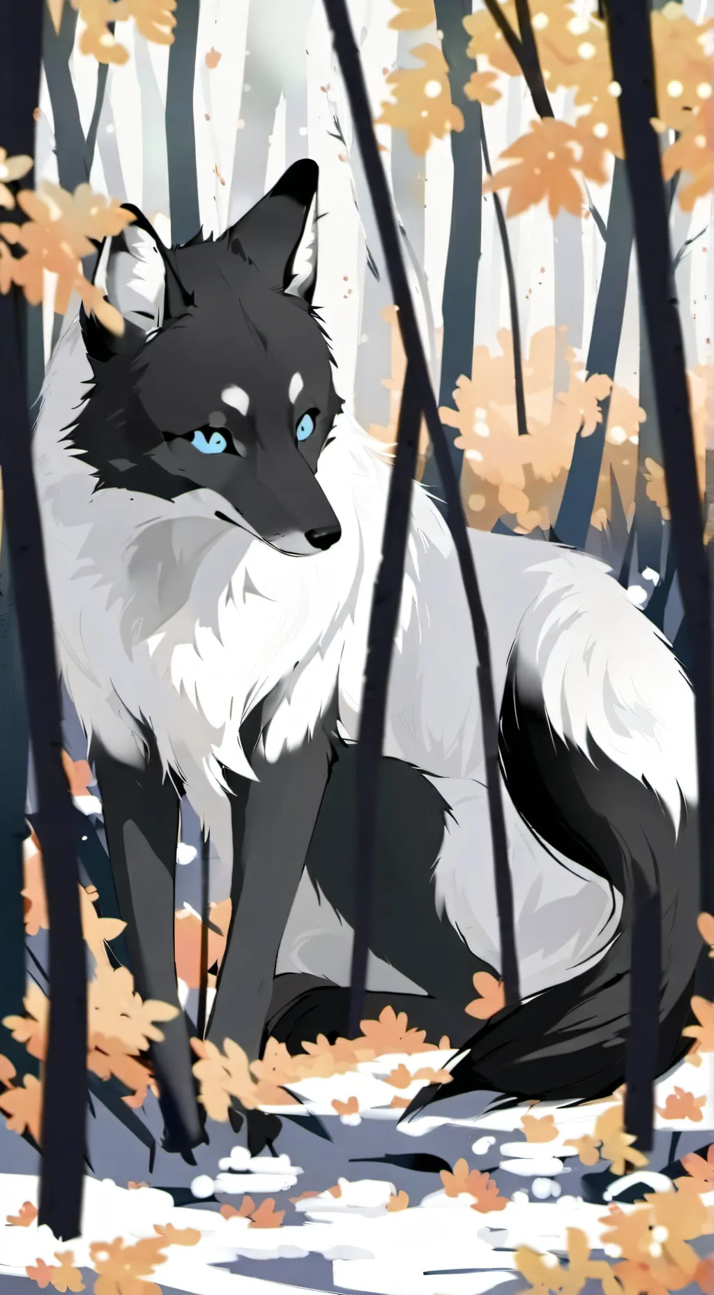 ai character: •× Horizons ×• background