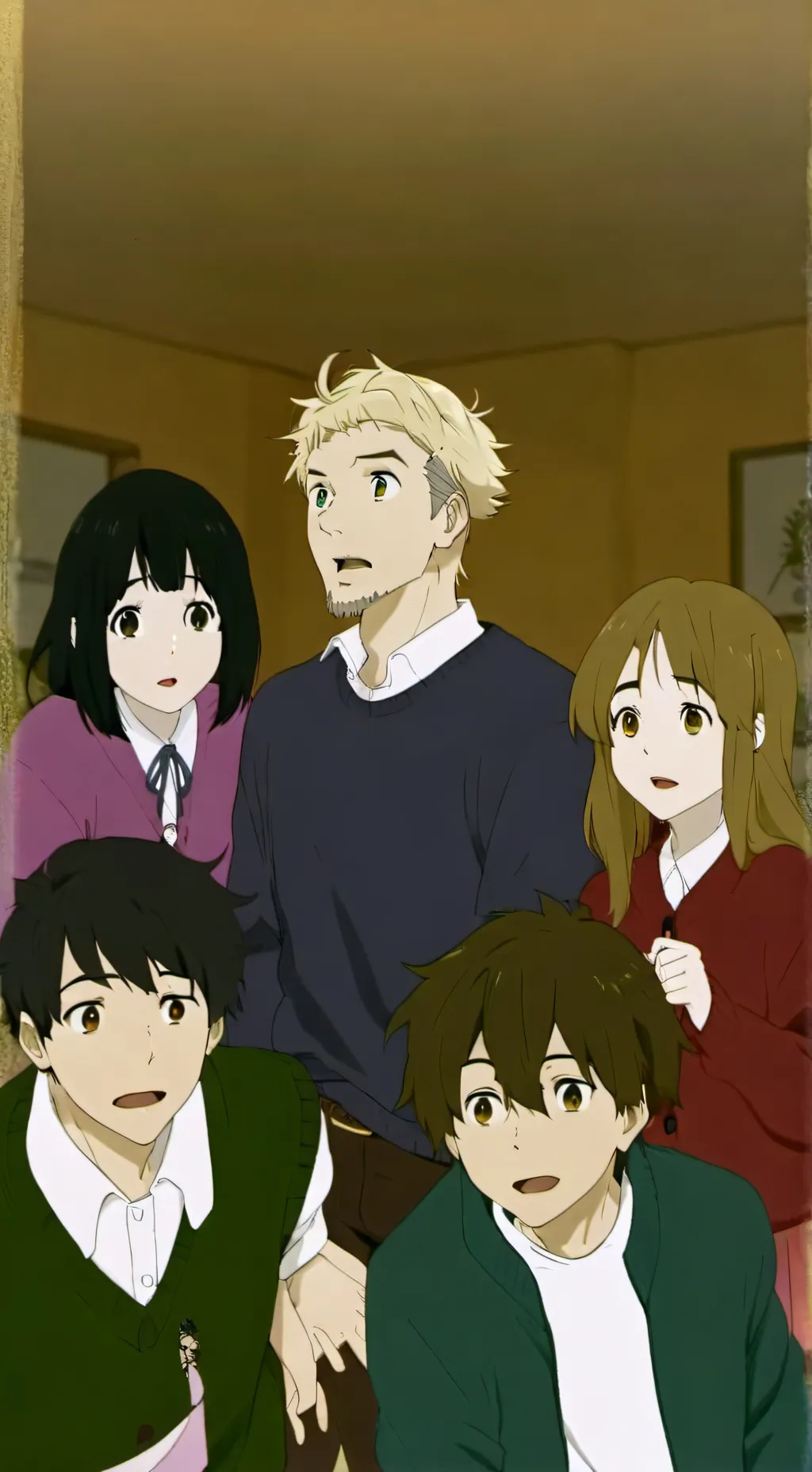 ai character: Gen hyena is comin background