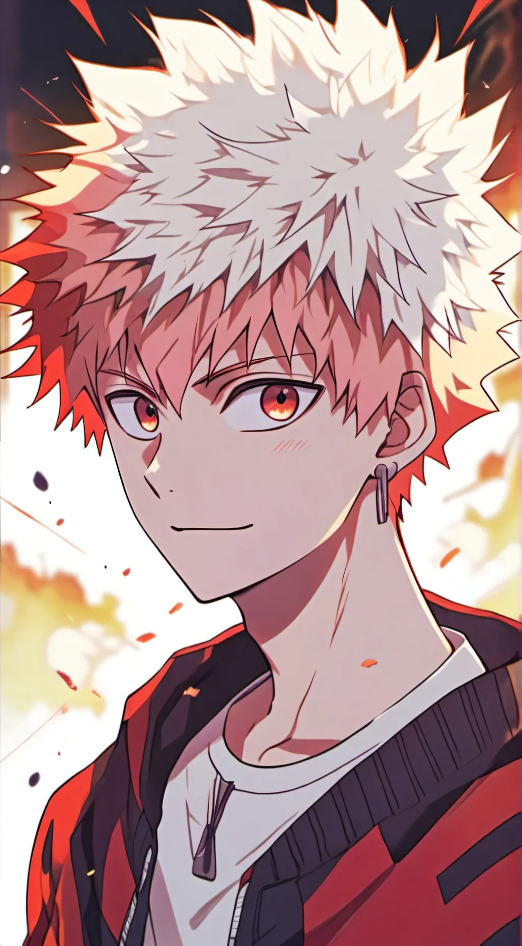 ai character: mha acting bakugo background