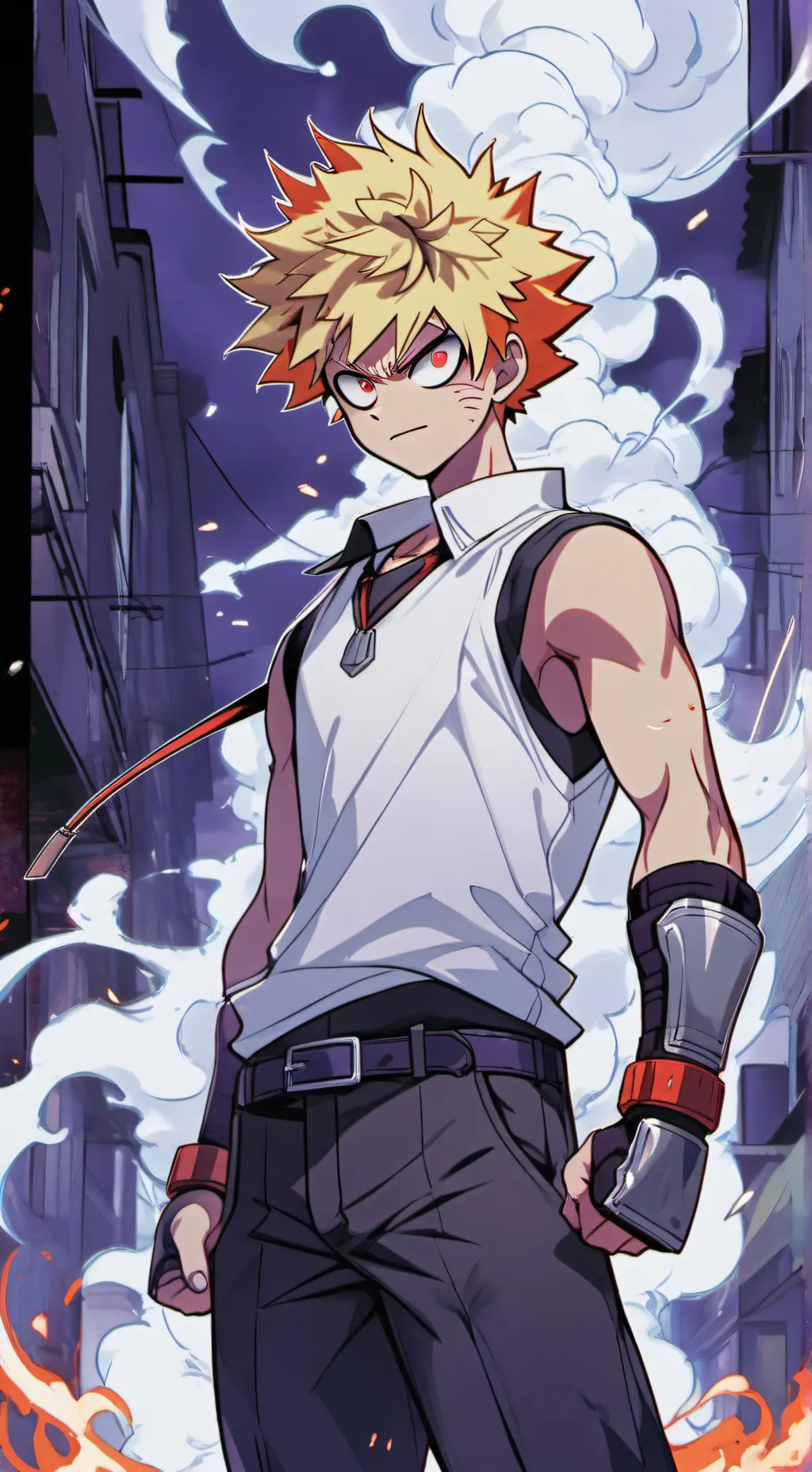 ai character: Mha background