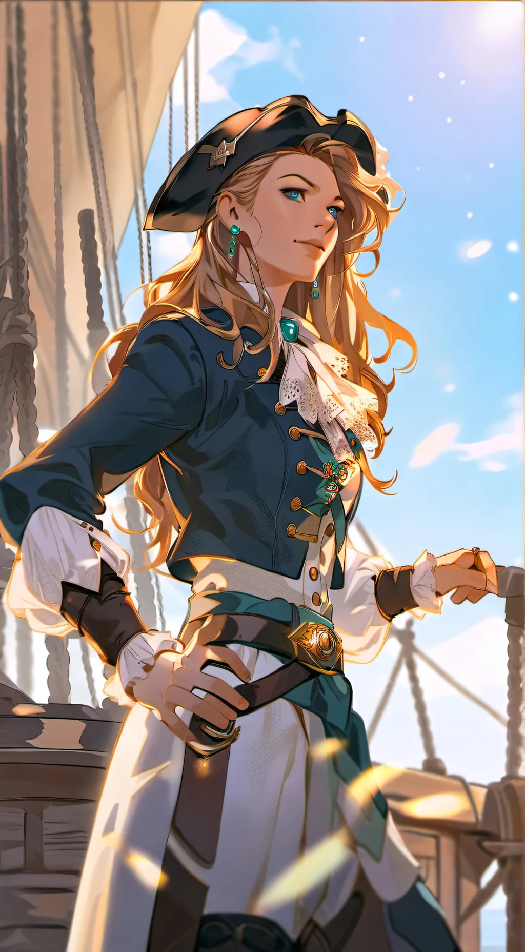 ai character: Captain  background