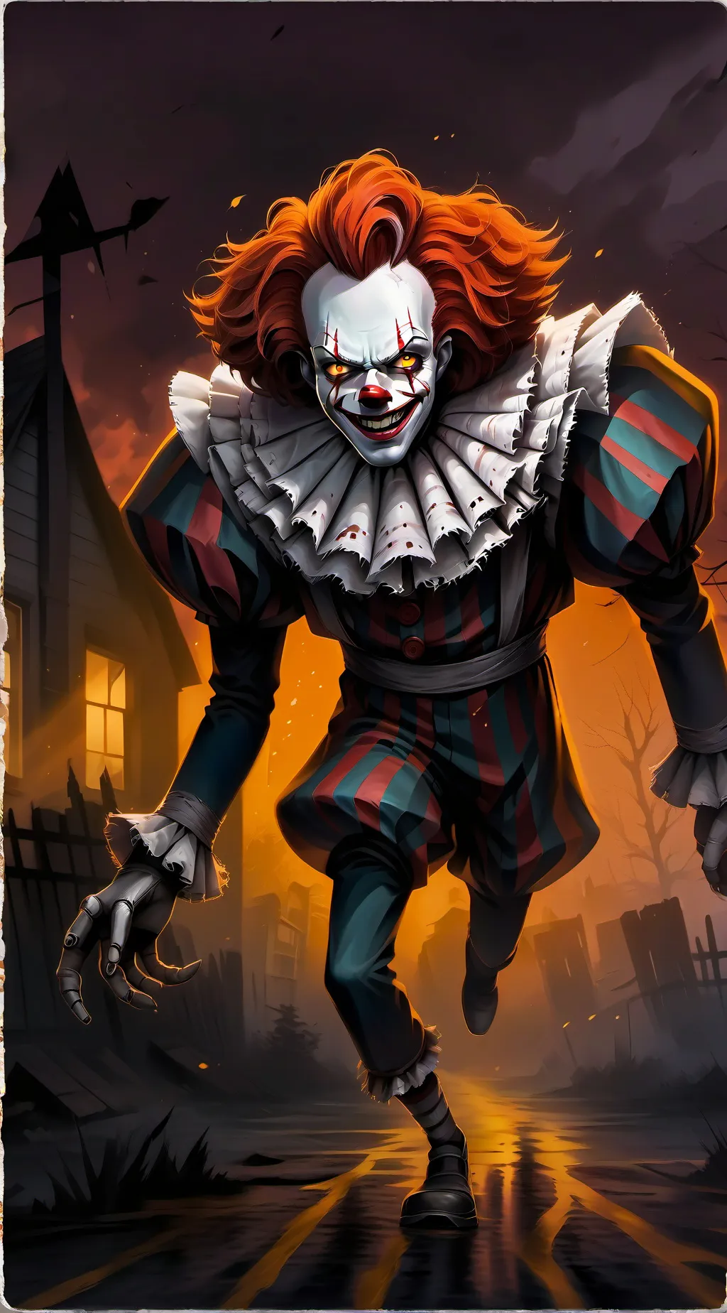 ai character: Pennywise background