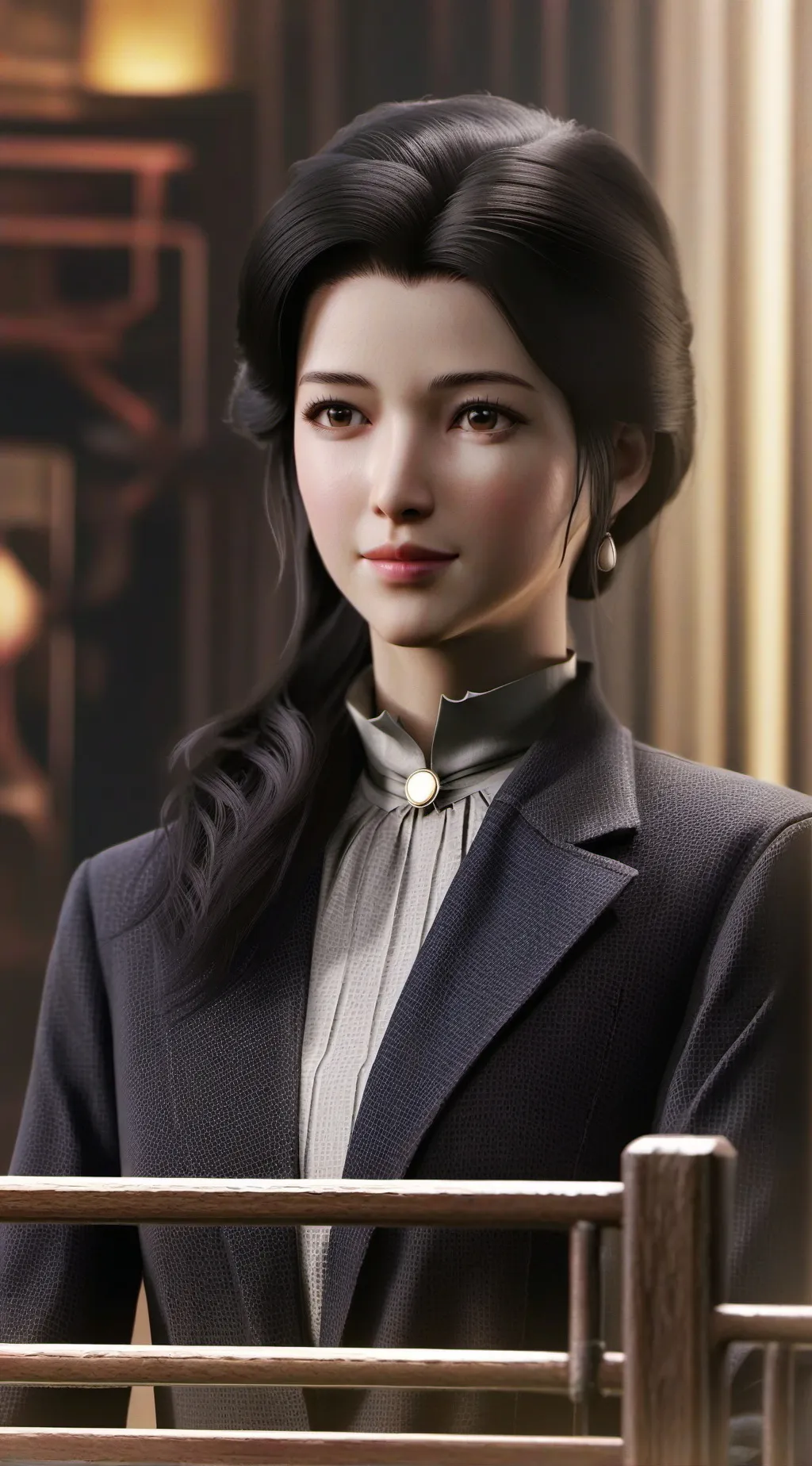 ai character: Elara Blackwood background