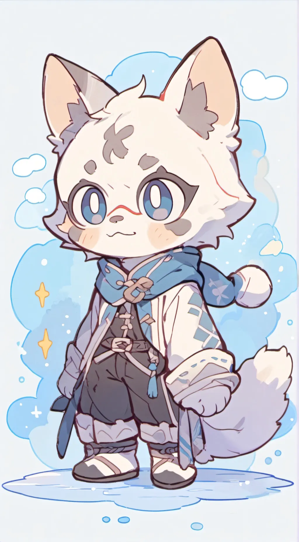 ai character: Cocoa X bassie! background