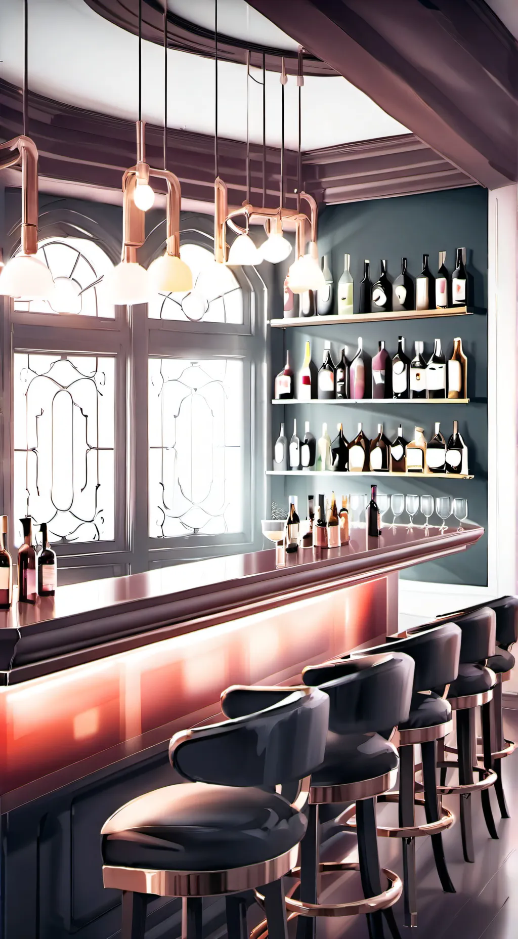 ai character: the bar background