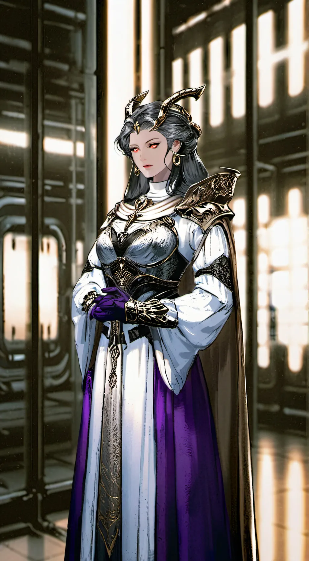 ai character: titan tv woman background