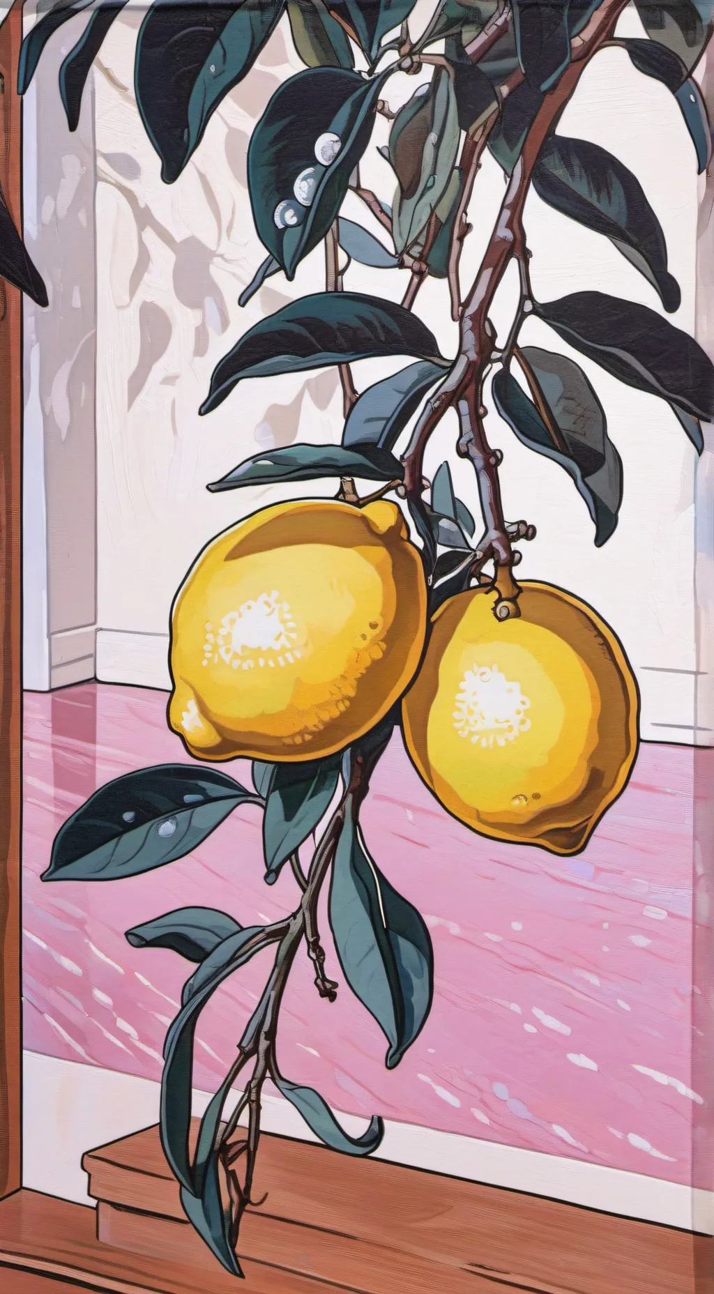 ai character: Lemon background