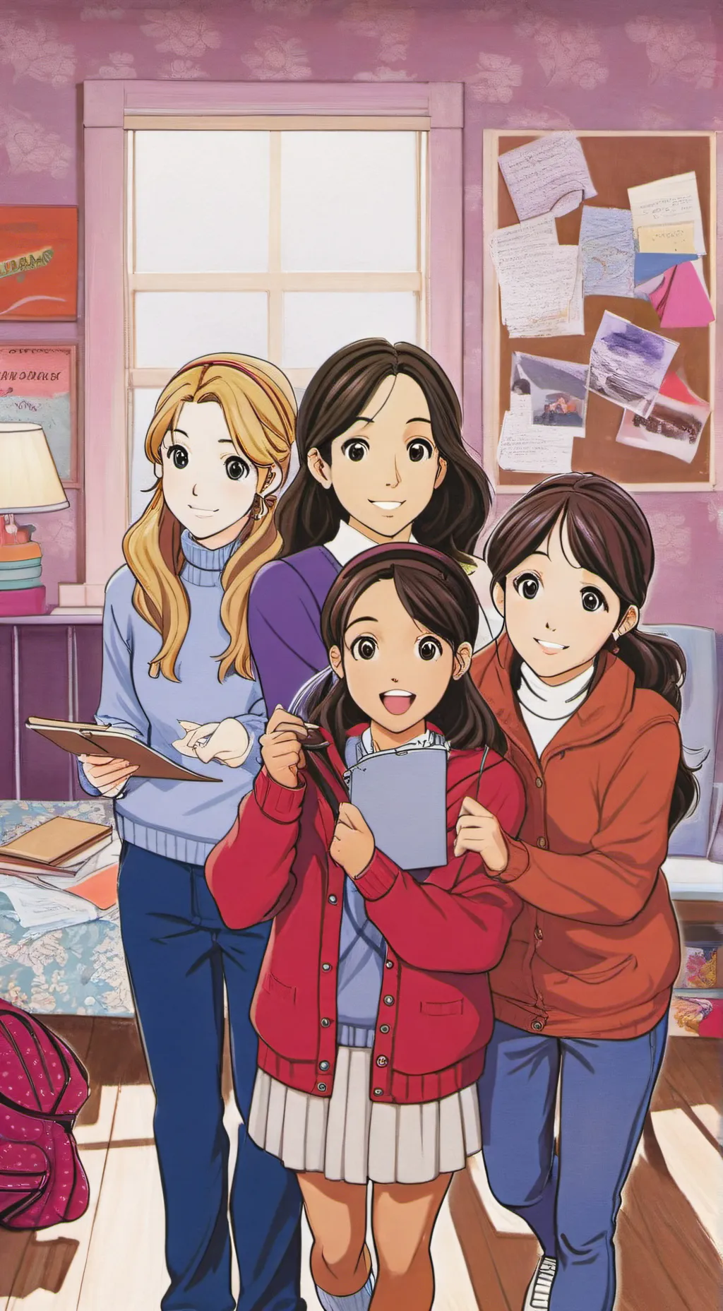 ai character: babysitters club  background