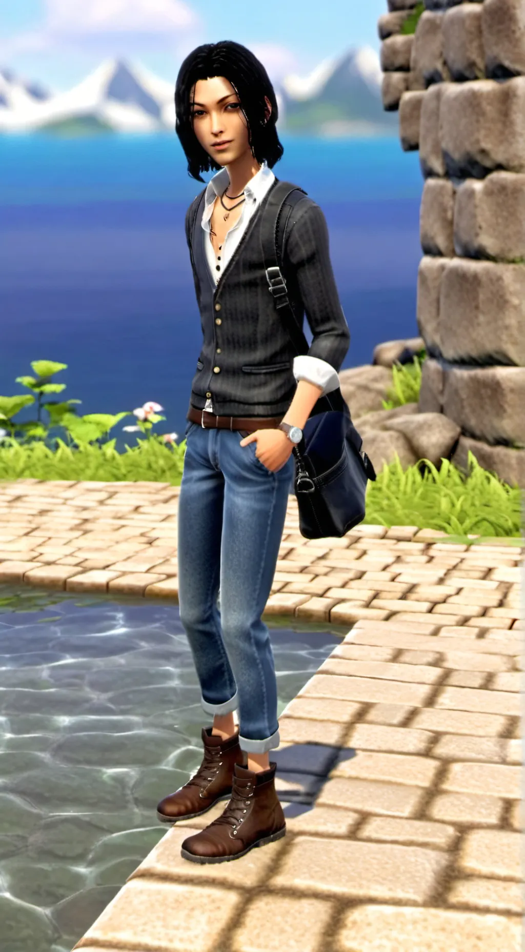 ai character: Jade background