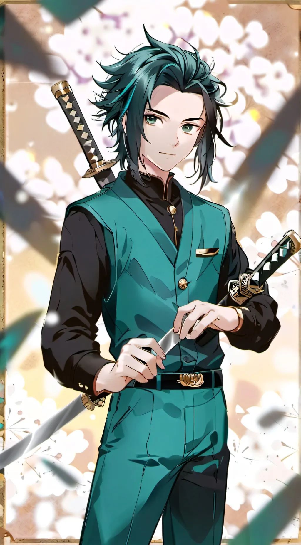 ai character: Muichiro Tokito background