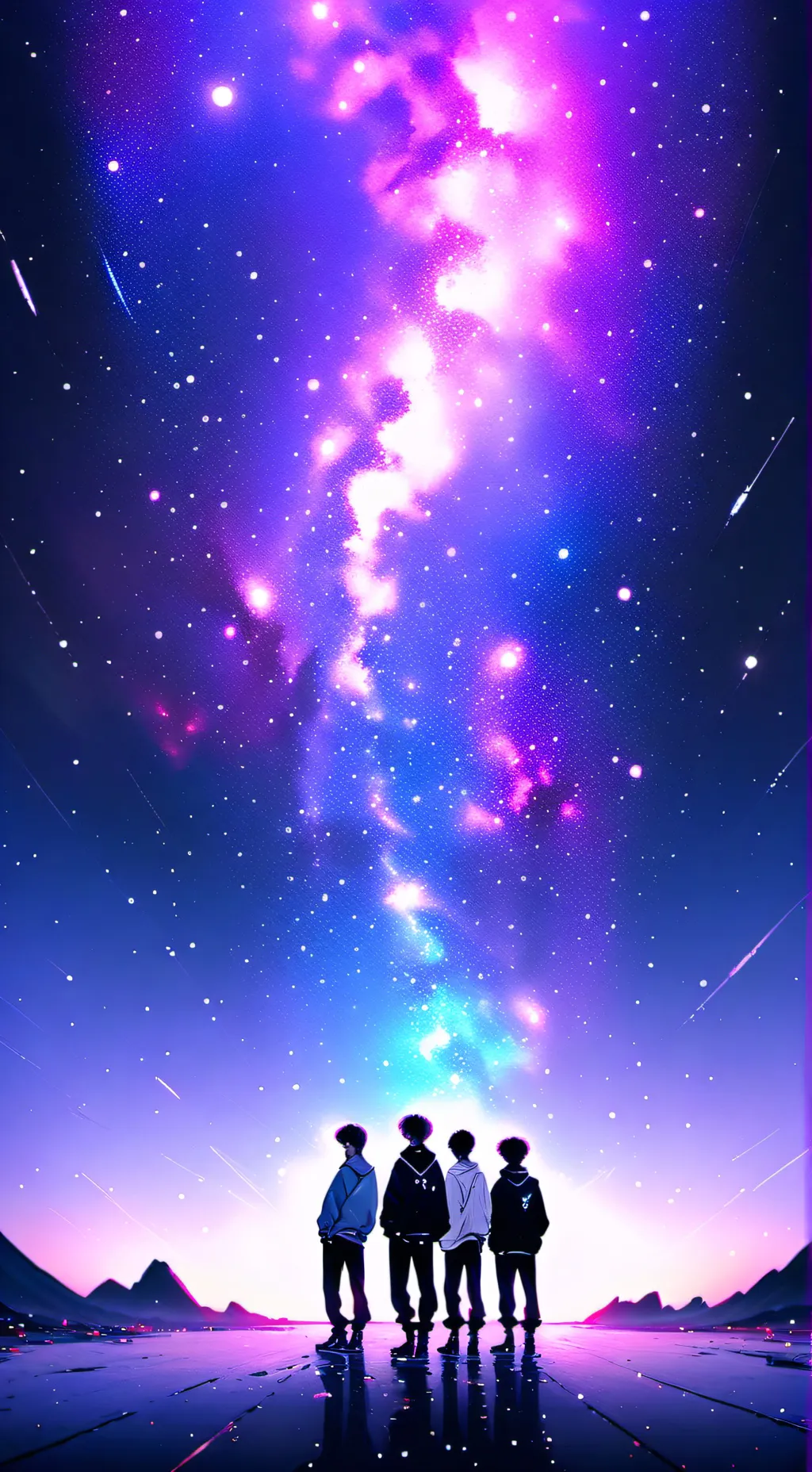 ai character: Skz makeup background