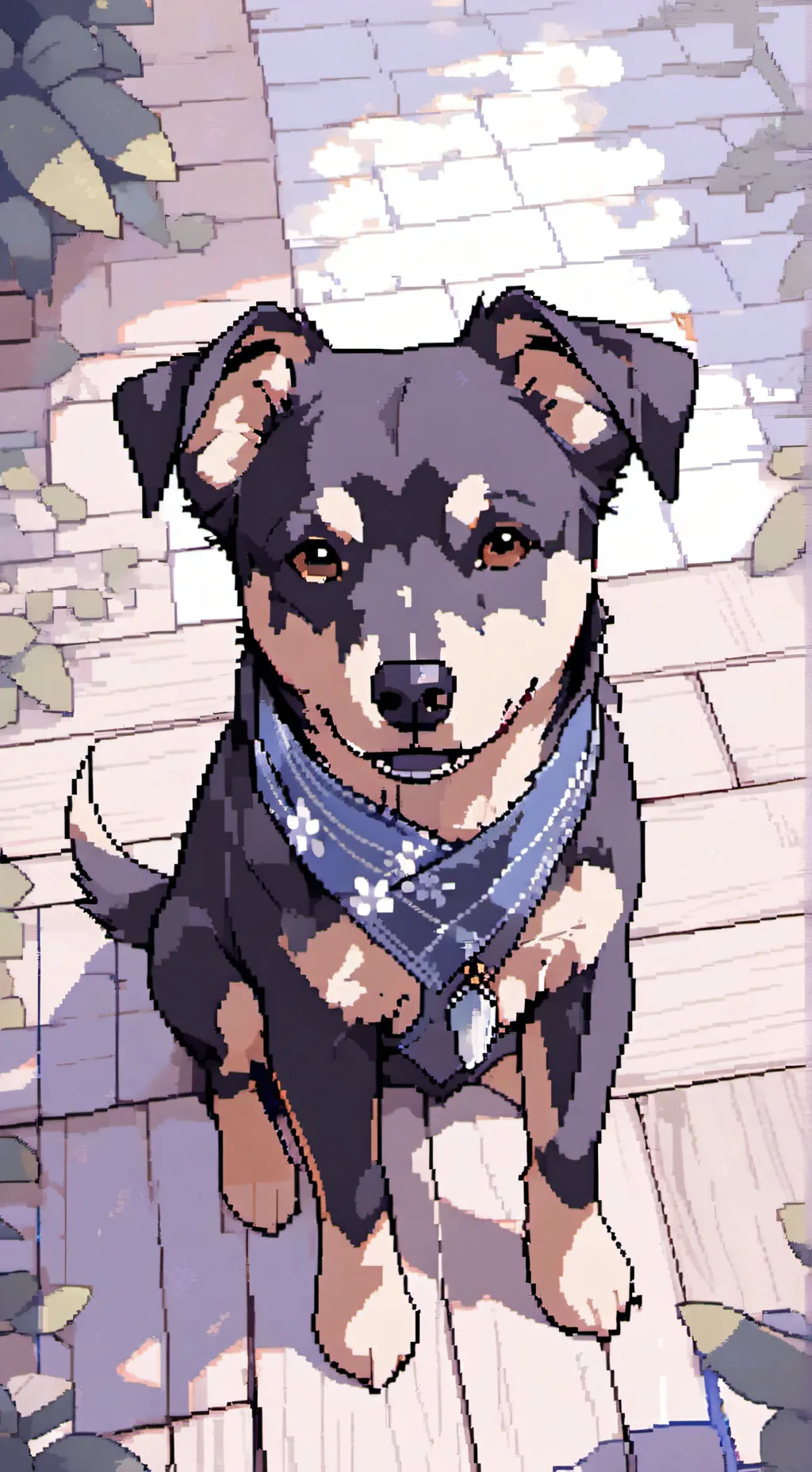 ai character: Bluey's school! background