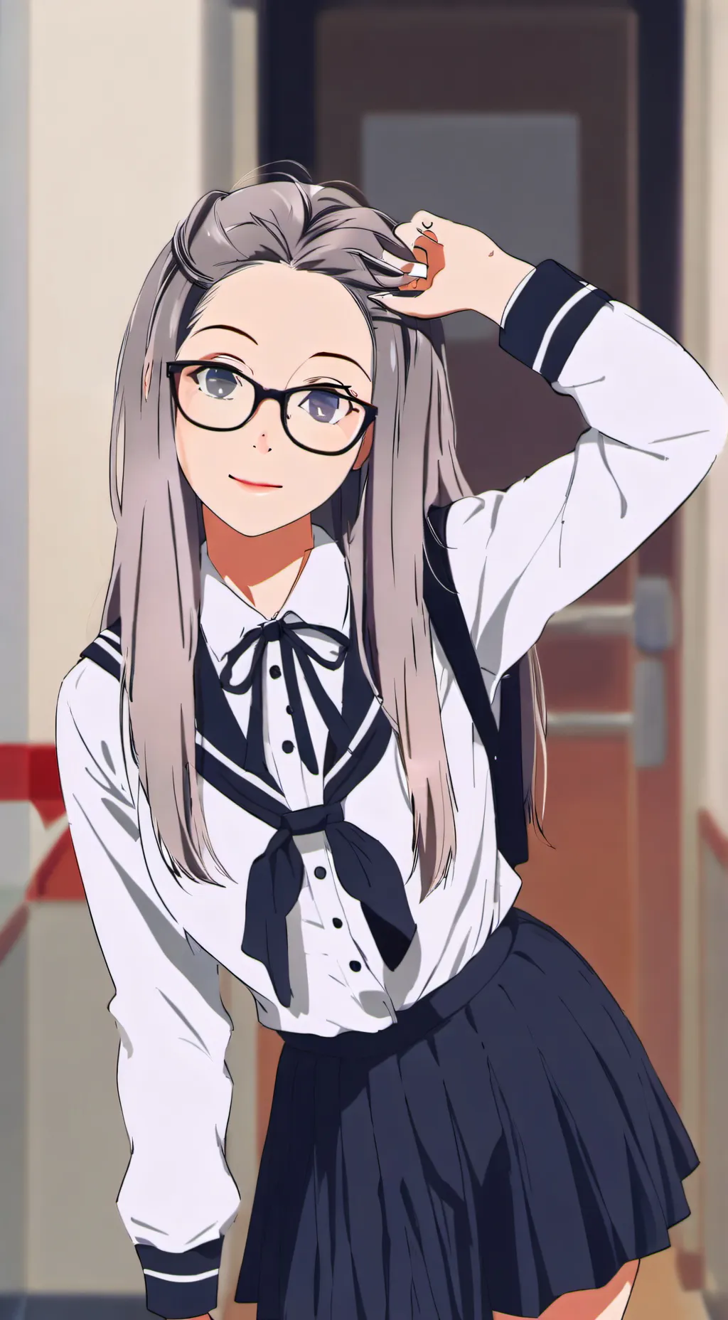 ai character: 男宿舍 background