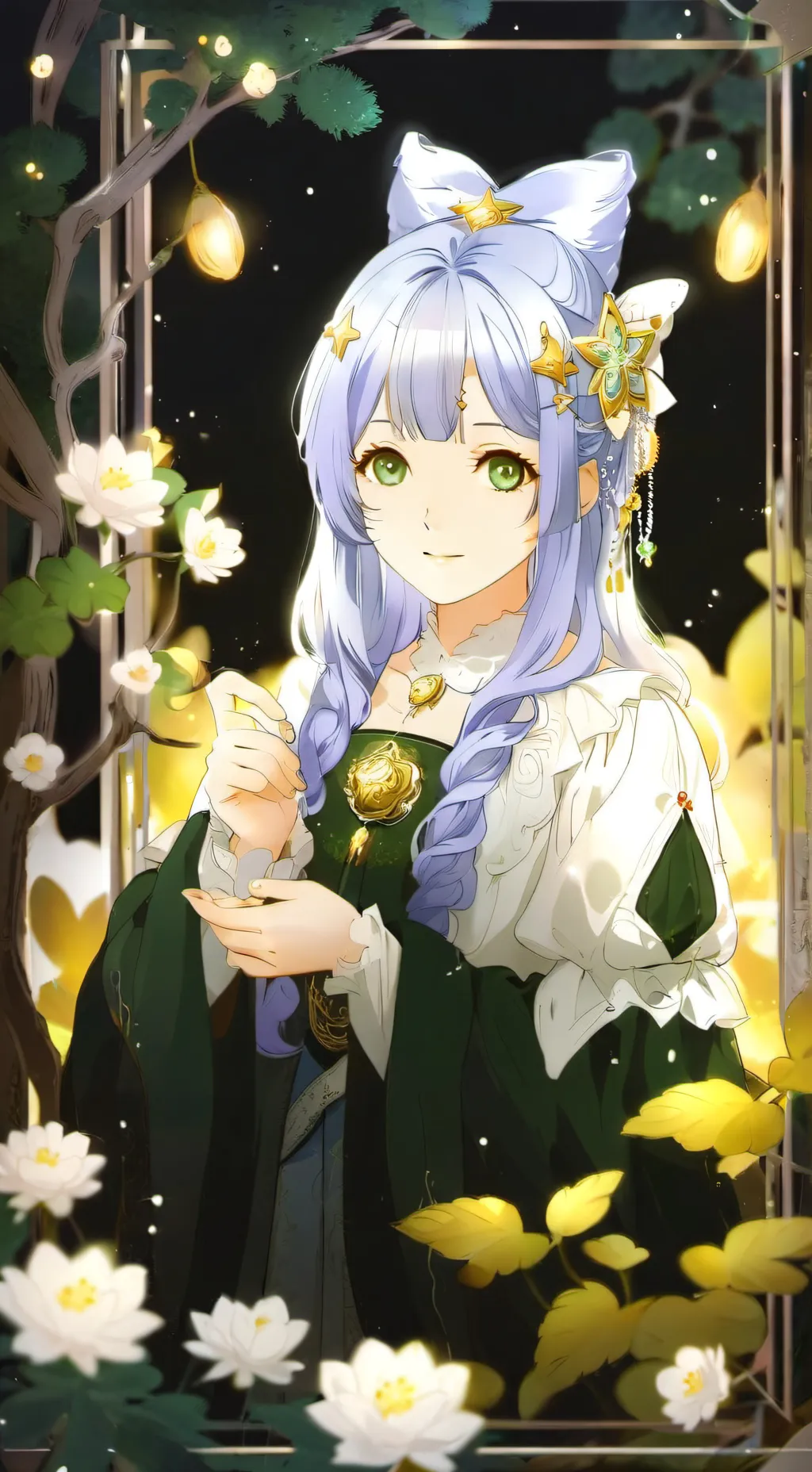 ai character: Aeloria background